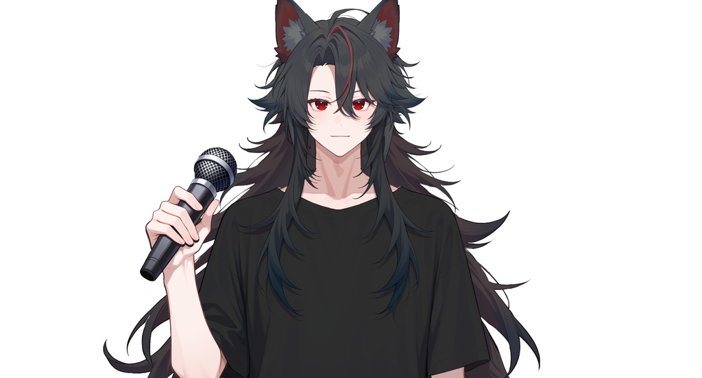 【live2dモデル】ユキ白髪狼耳アイドル | Yuki White-haired Wolf-eared Idol【VTS対応】