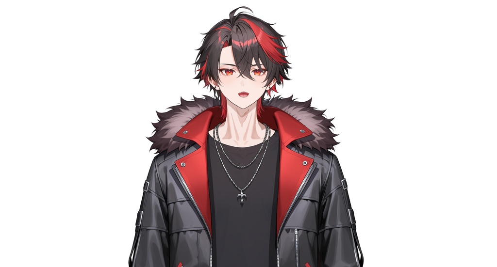 【live2d汎用モデル】クロ黒髪ストリート系アイドル| Kuro Black-haired Street Idol【VTS対応】