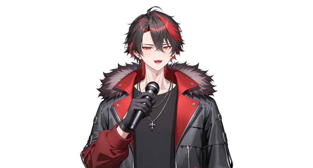 【live2d汎用モデル】クロ黒髪ストリート系アイドル| Kuro Black-haired Street Idol【VTS対応】