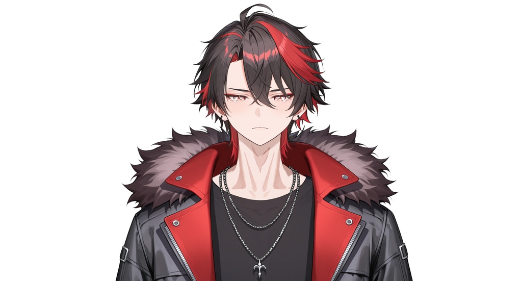 【live2d汎用モデル】クロ黒髪ストリート系アイドル| Kuro Black-haired Street Idol【VTS対応】