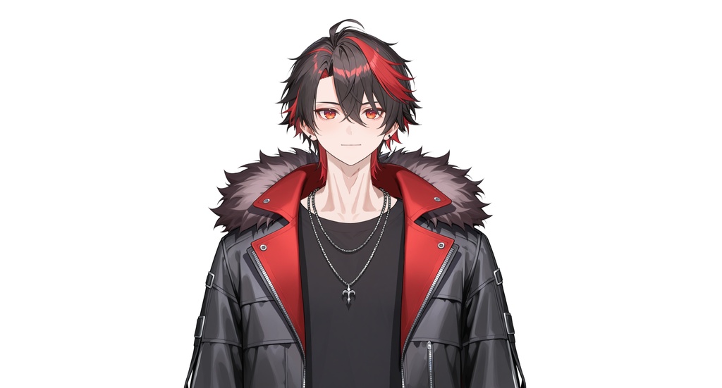 【live2d汎用モデル】クロ黒髪ストリート系アイドル| Kuro Black-haired Street Idol【VTS対応】