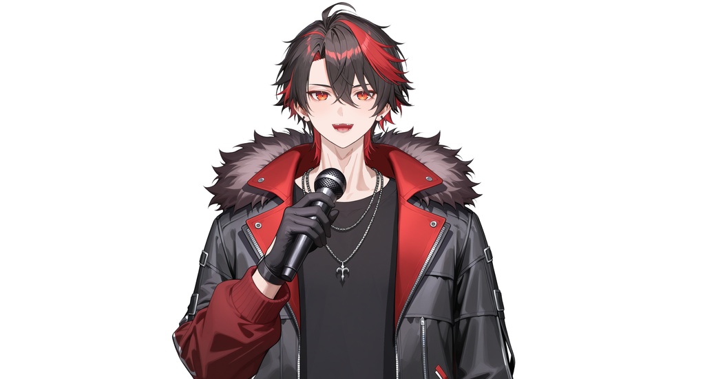 【live2d汎用モデル】クロ黒髪ストリート系アイドル| Kuro Black-haired Street Idol【VTS対応】