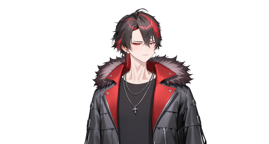 【live2d汎用モデル】クロ黒髪ストリート系アイドル| Kuro Black-haired Street Idol【VTS対応】