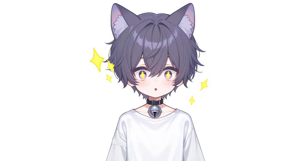 【live2dモデル】ネコ紫系男の子 | Neko Purple-themed Boy【VTS対応】