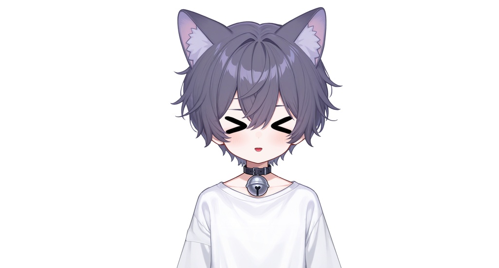 【live2dモデル】ネコ紫系男の子 | Neko Purple-themed Boy【VTS対応】