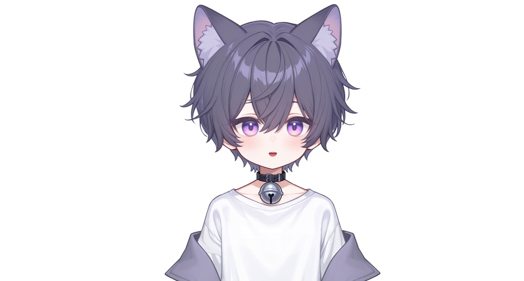 【live2dモデル】ネコ紫系男の子 | Neko Purple-themed Boy【VTS対応】
