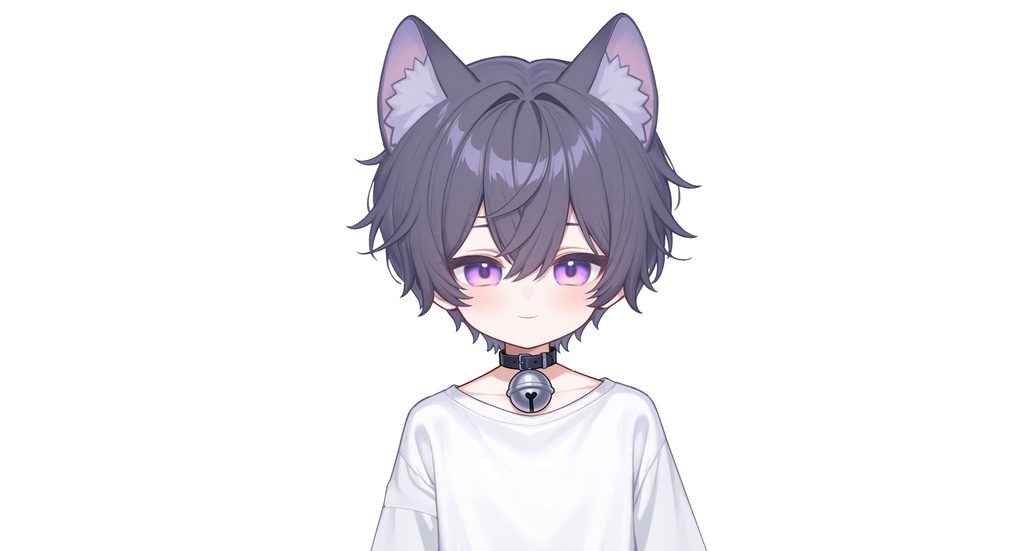 【live2dモデル】ネコ紫系男の子 | Neko Purple-themed Boy【VTS対応】