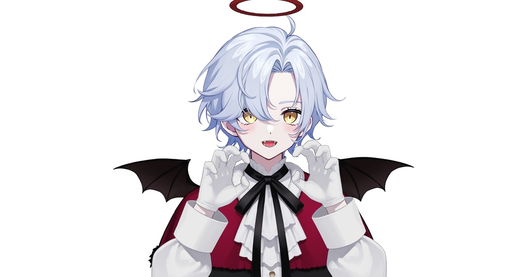 【live2d汎用モデル】ヴァンパイアエンジェル・多表情対応・VTS対応 | Vampire Angel・Multi Expressions・VTS Supported