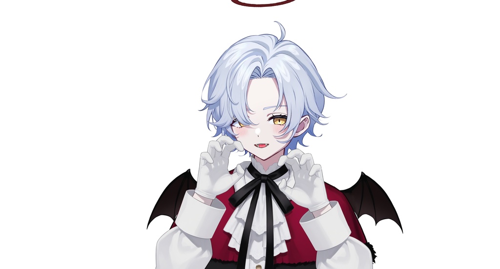 【live2d汎用モデル】ヴァンパイアエンジェル・多表情対応・VTS対応 | Vampire Angel・Multi Expressions・VTS Supported