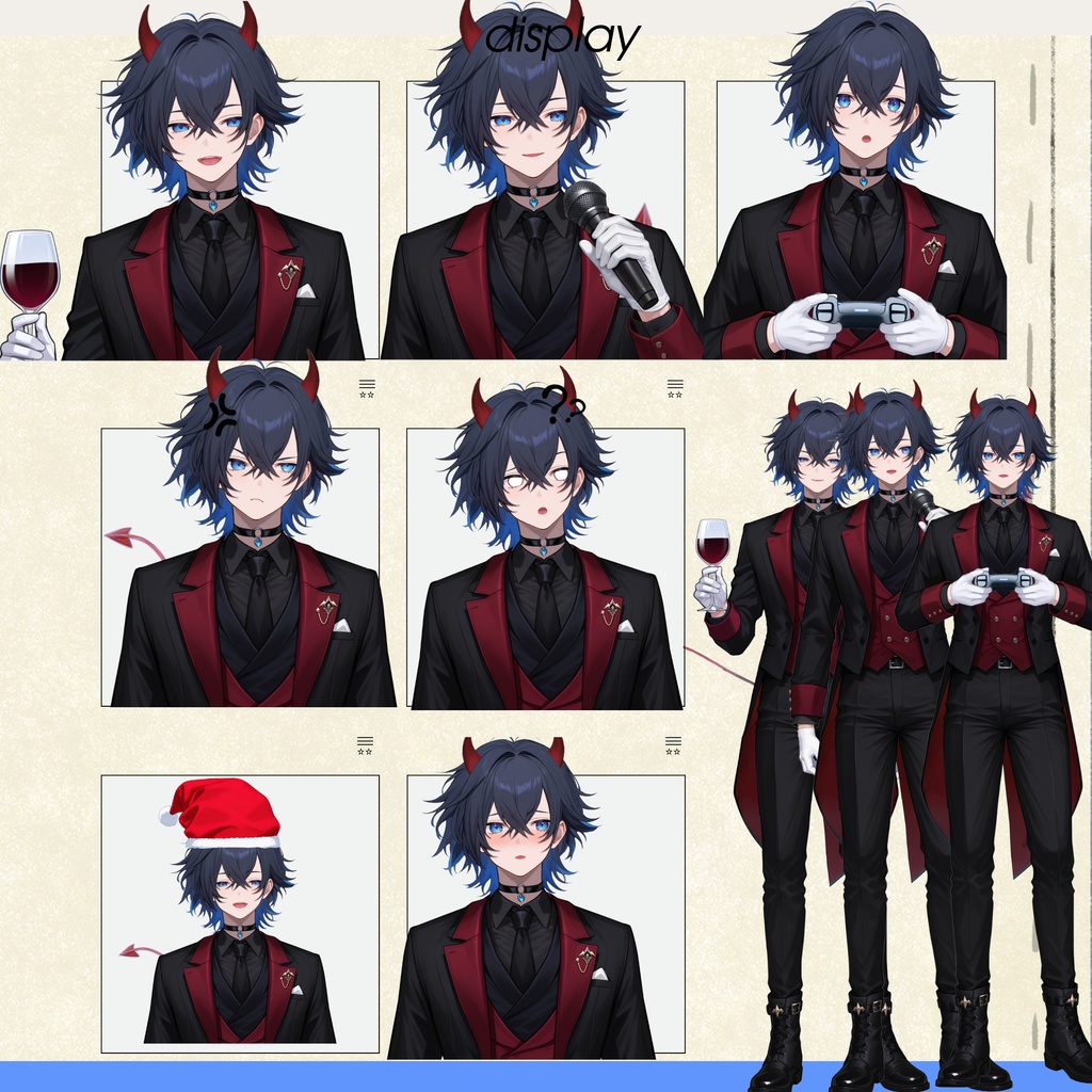 【live2d汎用モデル】ノーブルデビル・多表情対応・VTS対応 | Noble Devil・Multi Expressions・VTS Supported