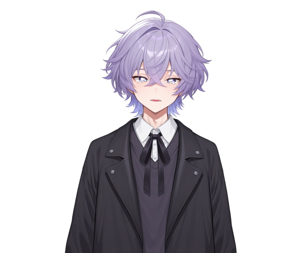 【限定一点live2dモデル】紫髪挑染男子 | VTuber专用 1点限り・VTS Compatible