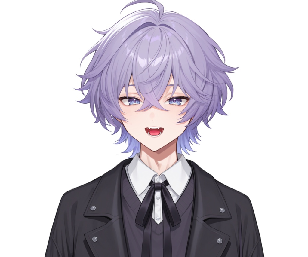 【限定一点live2dモデル】紫髪挑染男子 | VTuber专用 1点限り・VTS Compatible