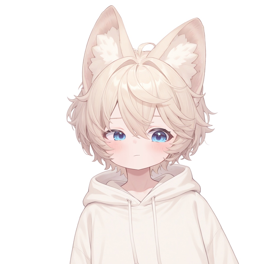 【live2d汎用モデル】ミルクティーカラーの猫男子・多表情対応・VTS対応 | Milk Tea Colored Cat Boy · Multi-Expression Compatible · VTS Compatible