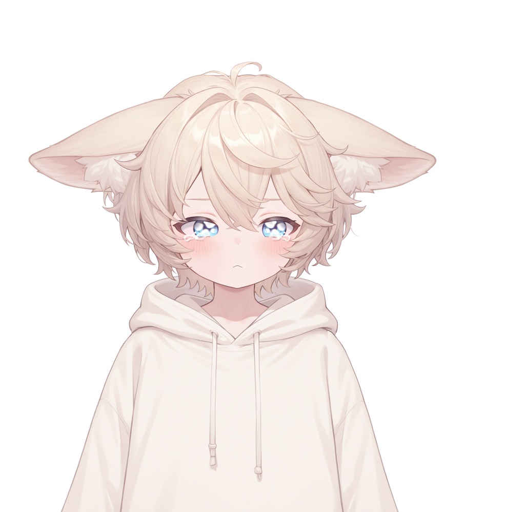 【live2d汎用モデル】ミルクティーカラーの猫男子・多表情対応・VTS対応 | Milk Tea Colored Cat Boy · Multi-Expression Compatible · VTS Compatible