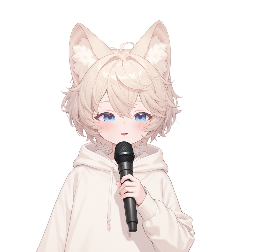 【live2d汎用モデル】ミルクティーカラーの猫男子・多表情対応・VTS対応 | Milk Tea Colored Cat Boy · Multi-Expression Compatible · VTS Compatible