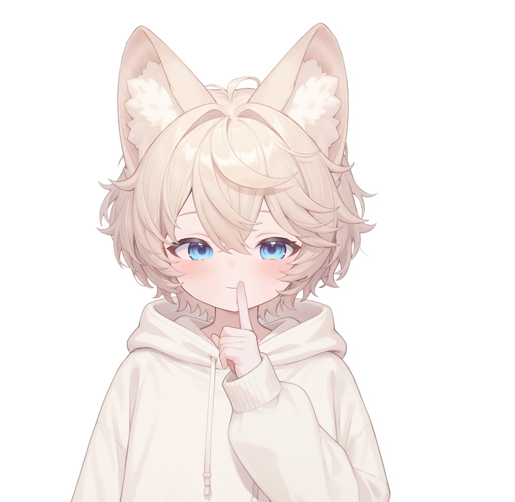 【live2d汎用モデル】ミルクティーカラーの猫男子・多表情対応・VTS対応 | Milk Tea Colored Cat Boy · Multi-Expression Compatible · VTS Compatible