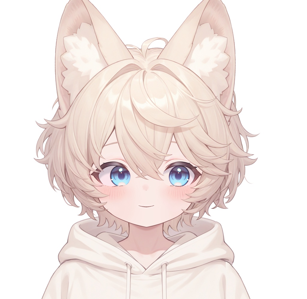 【live2d汎用モデル】ミルクティーカラーの猫男子・多表情対応・VTS対応 | Milk Tea Colored Cat Boy · Multi-Expression Compatible · VTS Compatible