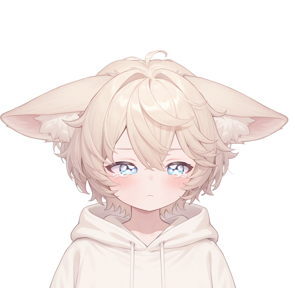 【live2d汎用モデル】ミルクティーカラーの猫男子・多表情対応・VTS対応 | Milk Tea Colored Cat Boy · Multi-Expression Compatible · VTS Compatible