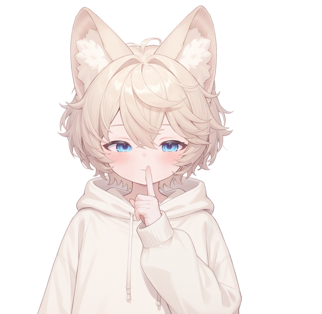【live2d汎用モデル】ミルクティーカラーの猫男子・多表情対応・VTS対応 | Milk Tea Colored Cat Boy · Multi-Expression Compatible · VTS Compatible
