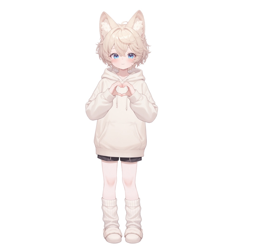 【live2d汎用モデル】ミルクティーカラーの猫男子・多表情対応・VTS対応 | Milk Tea Colored Cat Boy · Multi-Expression Compatible · VTS Compatible