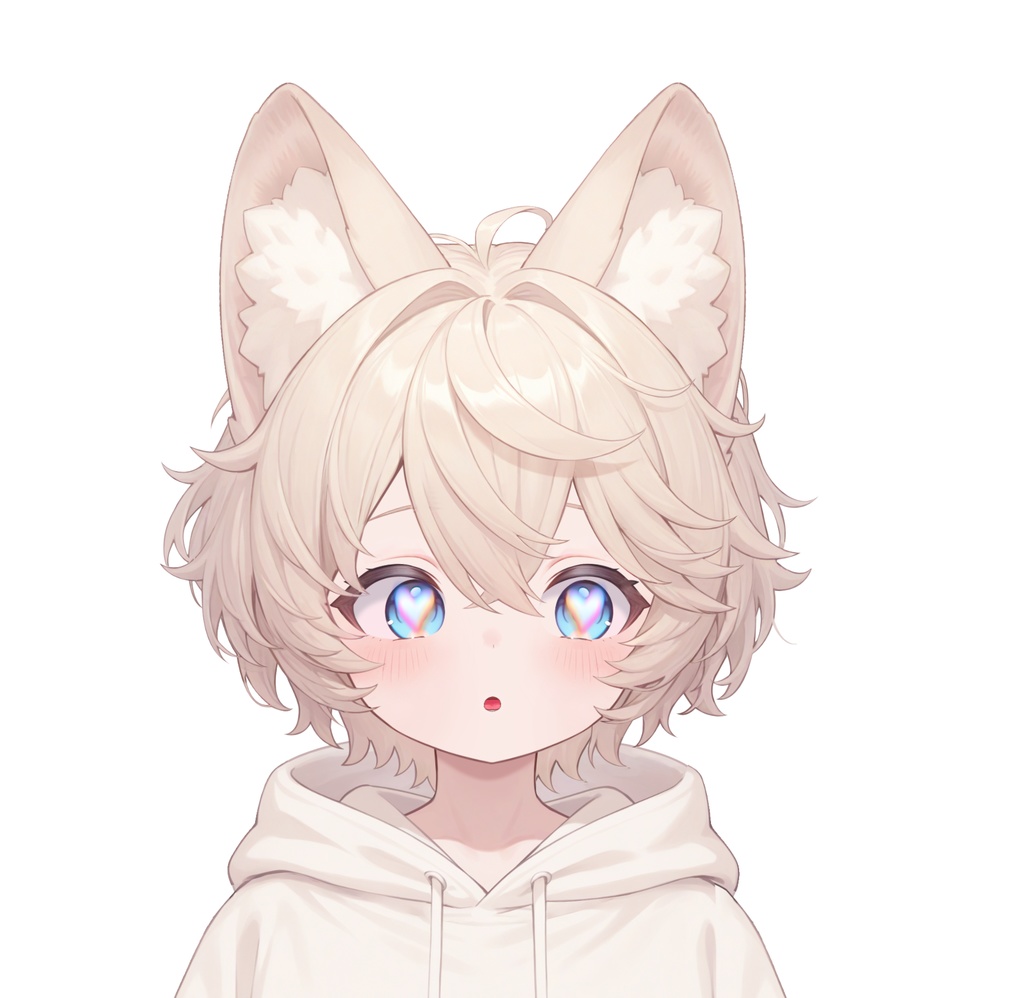 【live2d汎用モデル】ミルクティーカラーの猫男子・多表情対応・VTS対応 | Milk Tea Colored Cat Boy · Multi-Expression Compatible · VTS Compatible