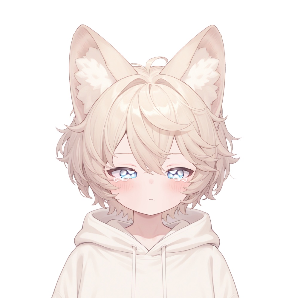 【live2d汎用モデル】ミルクティーカラーの猫男子・多表情対応・VTS対応 | Milk Tea Colored Cat Boy · Multi-Expression Compatible · VTS Compatible