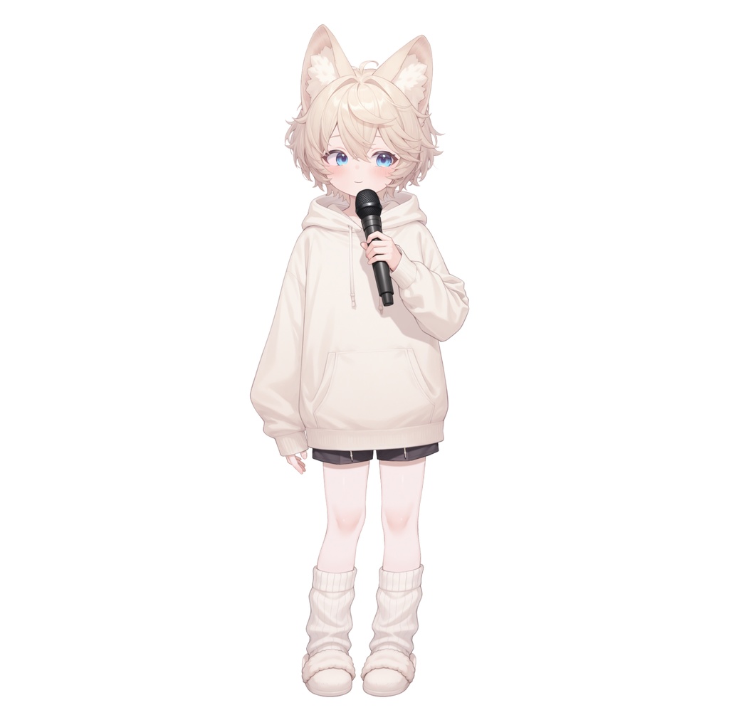 【live2d汎用モデル】ミルクティーカラーの猫男子・多表情対応・VTS対応 | Milk Tea Colored Cat Boy · Multi-Expression Compatible · VTS Compatible