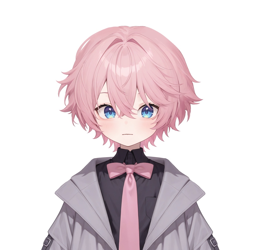 【live2d汎用モデル】粉髪猫耳少年・正太・ベレー帽・多表情対応・VTS対応 | Pink-haired Cat Boy・Shota・Beret・Multi-expression Support・VTS Compatible