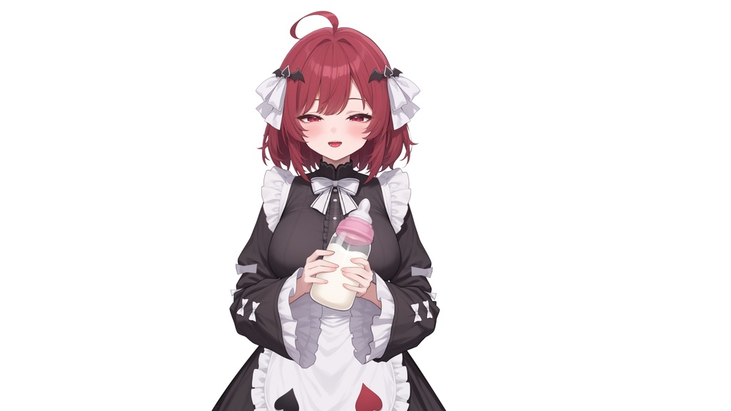 【限定一点Live2Dモデル】紅黒桃ママ(スペード)| VTuber専用 1点限り