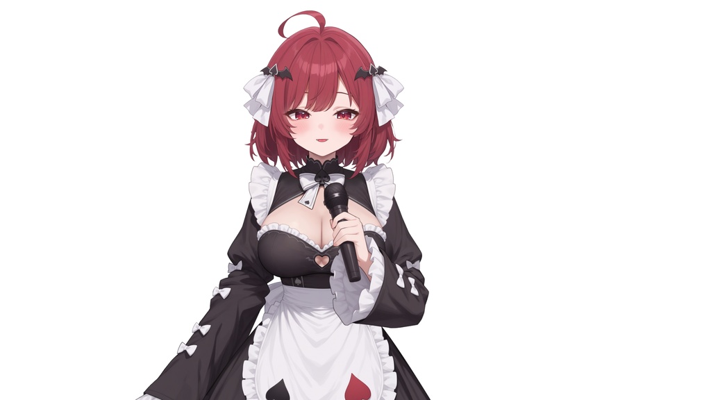 【限定一点Live2Dモデル】紅黒桃ママ(スペード)| VTuber専用 1点限り