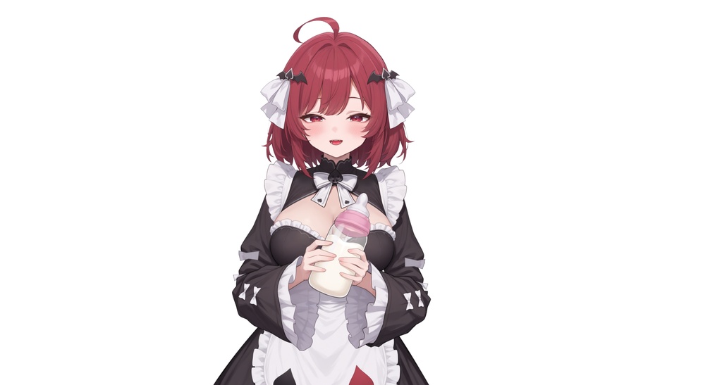 【限定一点Live2Dモデル】紅黒桃ママ(スペード)| VTuber専用 1点限り