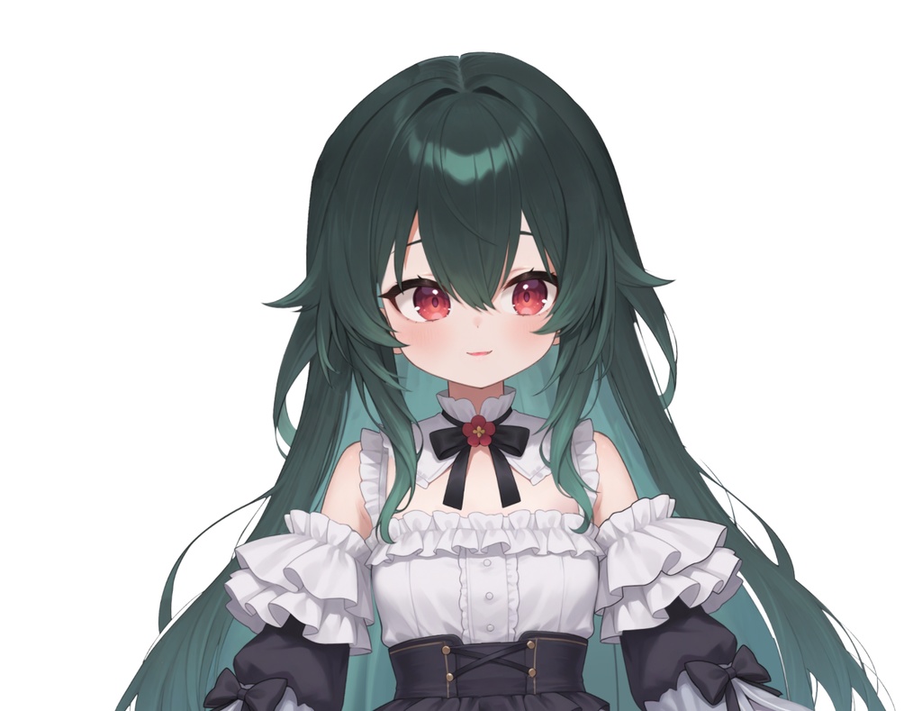 【限定一点】蝶々猫娘 緑髪キャラクター | VTuber専用 1点限り販売