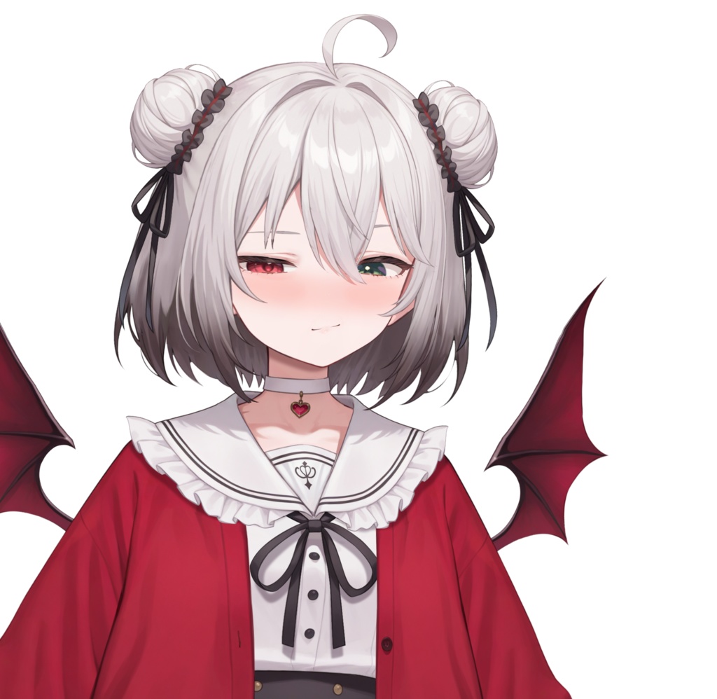 【限定一点Live2Dモデル】パンダJK 少女 赤外コート | VTuber専用 1点限り