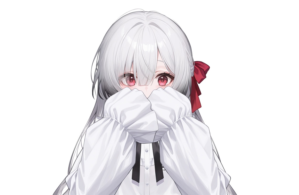 【Live2Dモデル】白髪地雷系吸血鬼女の子 可愛い | VTuber专用 限定一点