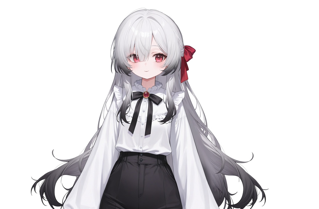 【Live2Dモデル】白髪地雷系吸血鬼女の子 可愛い | VTuber专用 限定一点