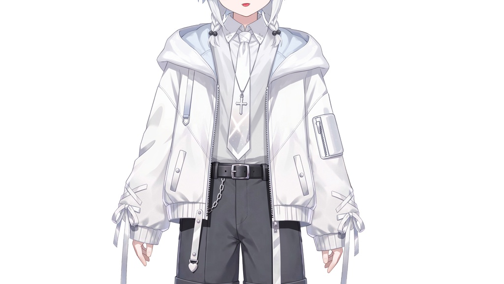 【live2d汎用モデル】天使・白髪・正太・多表情対応・VTS対応 | Angel, White Hair, Shota | Multi-expression | VTS Compatible