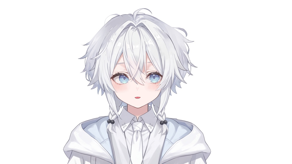 【live2d汎用モデル】天使・白髪・正太・多表情対応・VTS対応 | Angel, White Hair, Shota | Multi-expression | VTS Compatible