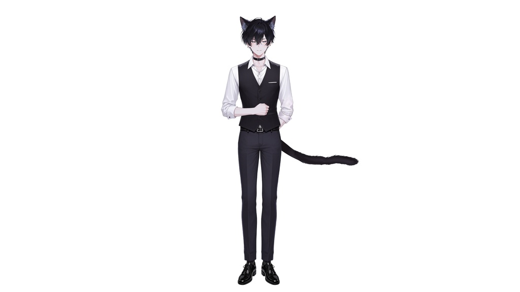 【live2d汎用モデル】バーテンダー・執事・紳士・猫男・多表情対応・VTS対応 | Bartender Butler Gentleman Cat Boy | Multi-expression | VTS Compatible