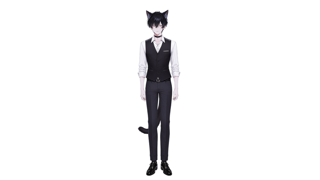 【live2d汎用モデル】バーテンダー・執事・紳士・猫男・多表情対応・VTS対応 | Bartender Butler Gentleman Cat Boy | Multi-expression | VTS Compatible