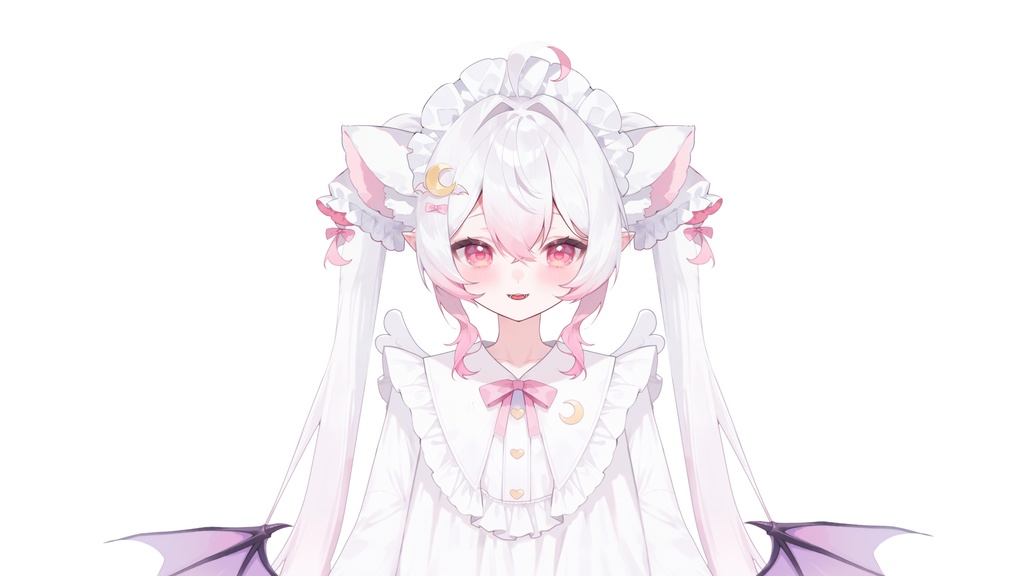 【Live2D汎用モデル】眠眠・小悪魔ガール・多表情対応・VTube Studio対応 | Soft Sleepy Demon Girl Live2D Model