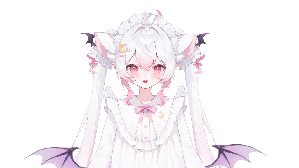 【Live2D汎用モデル】眠眠・小悪魔ガール・多表情対応・VTube Studio対応 | Soft Sleepy Demon Girl Live2D Model