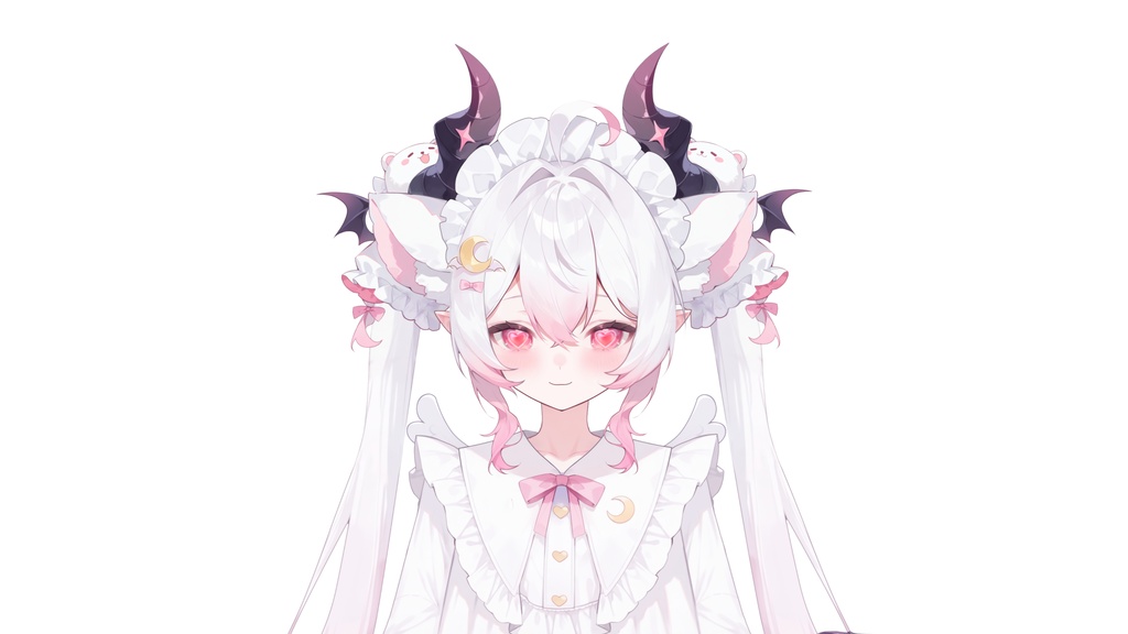 【Live2D汎用モデル】眠眠・小悪魔ガール・多表情対応・VTube Studio対応 | Soft Sleepy Demon Girl Live2D Model