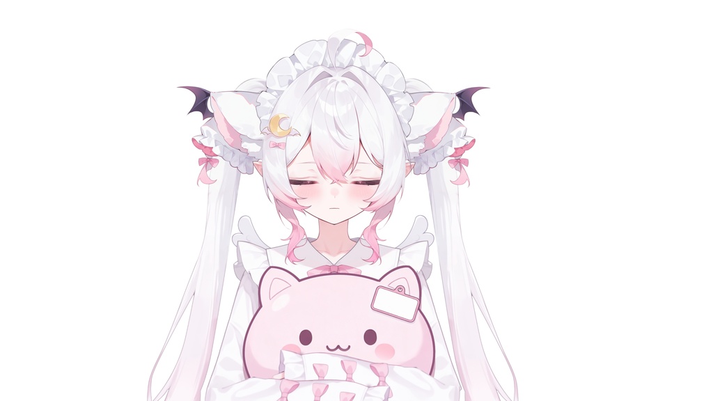 【Live2D汎用モデル】眠眠・小悪魔ガール・多表情対応・VTube Studio対応 | Soft Sleepy Demon Girl Live2D Model