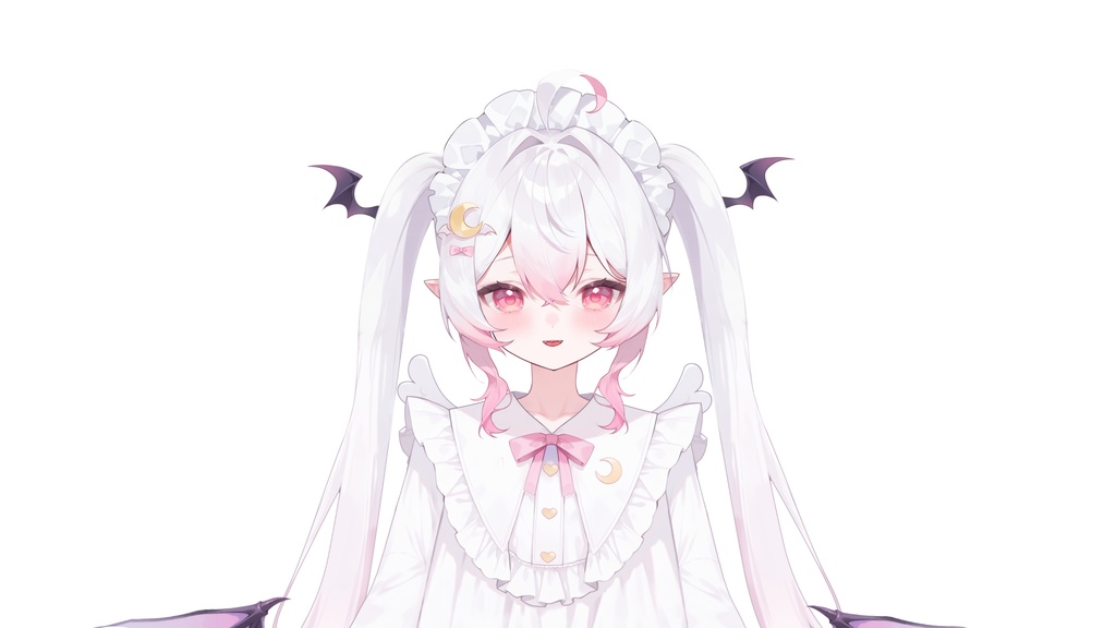 【Live2D汎用モデル】眠眠・小悪魔ガール・多表情対応・VTube Studio対応 | Soft Sleepy Demon Girl Live2D Model