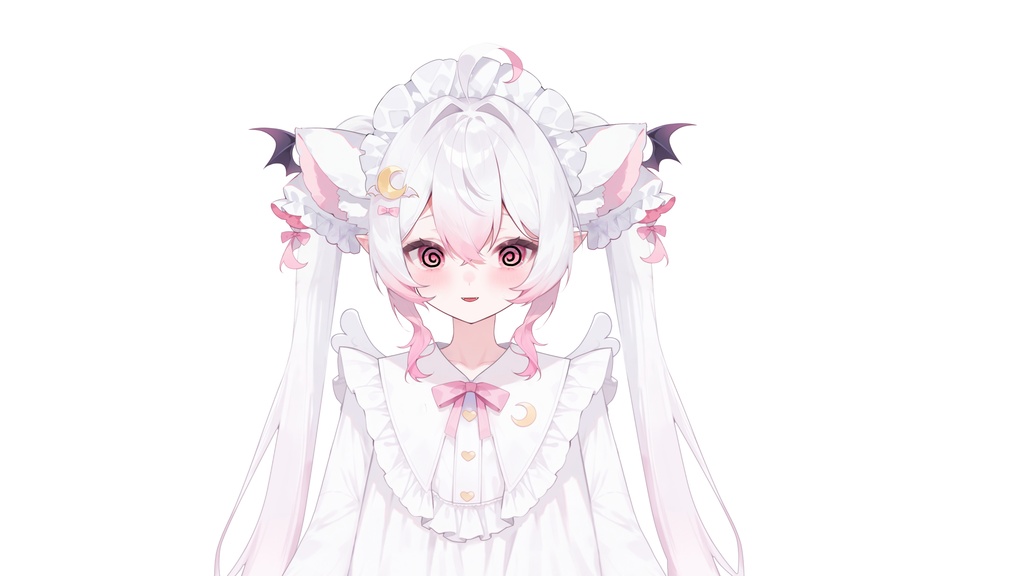 【Live2D汎用モデル】眠眠・小悪魔ガール・多表情対応・VTube Studio対応 | Soft Sleepy Demon Girl Live2D Model