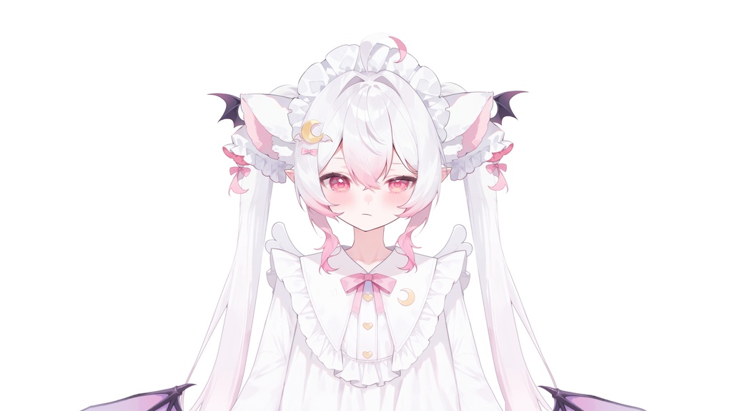 【Live2D汎用モデル】眠眠・小悪魔ガール・多表情対応・VTube Studio対応 | Soft Sleepy Demon Girl Live2D Model