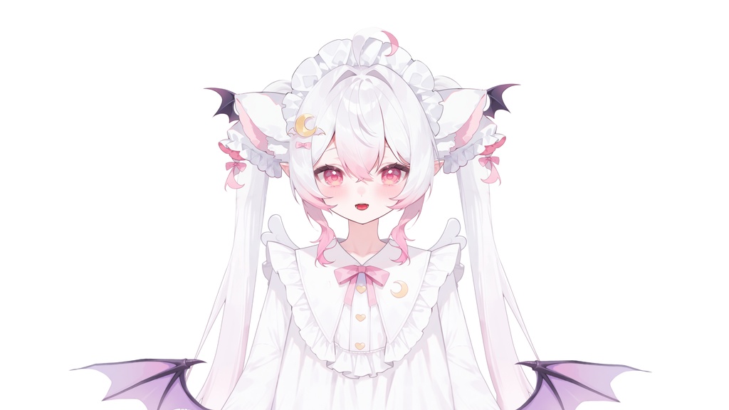 【Live2D汎用モデル】眠眠・小悪魔ガール・多表情対応・VTube Studio対応 | Soft Sleepy Demon Girl Live2D Model