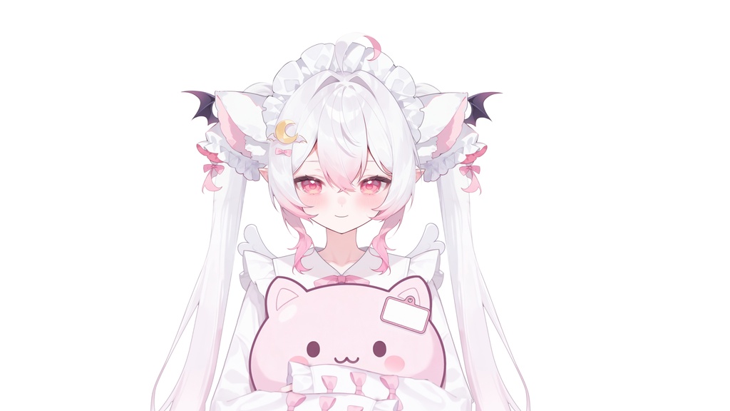 【Live2D汎用モデル】眠眠・小悪魔ガール・多表情対応・VTube Studio対応 | Soft Sleepy Demon Girl Live2D Model