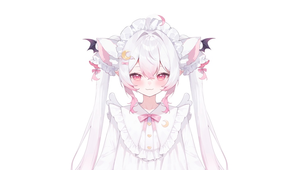 【Live2D汎用モデル】眠眠・小悪魔ガール・多表情対応・VTube Studio対応 | Soft Sleepy Demon Girl Live2D Model