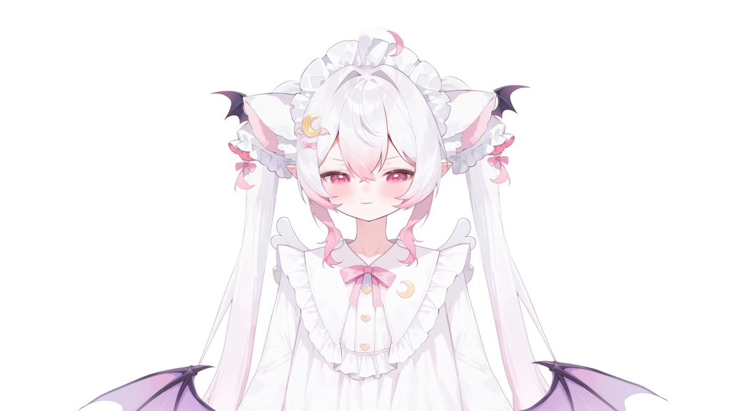 【Live2D汎用モデル】眠眠・小悪魔ガール・多表情対応・VTube Studio対応 | Soft Sleepy Demon Girl Live2D Model